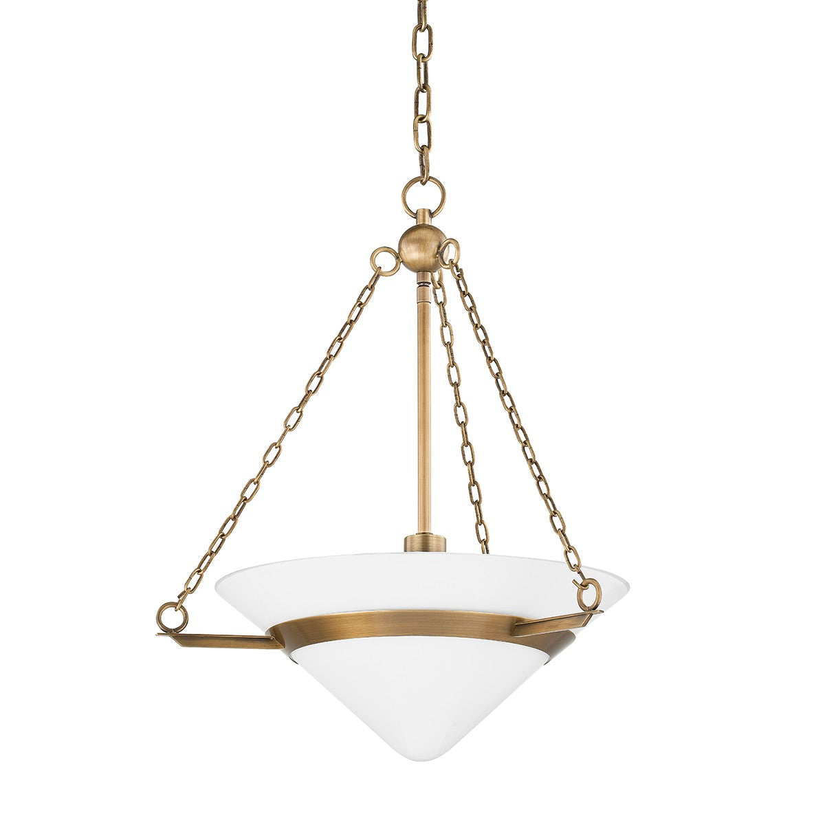 Troy Lighting - F8320-PBR - One Light Pendant - Amador - Patina Brass