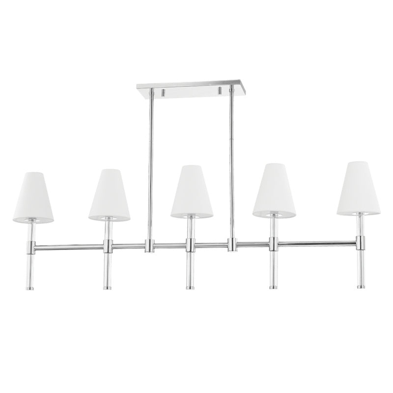 Mitzi - H630905-PN - Five Light Linear - Janelle - Polished Nickel