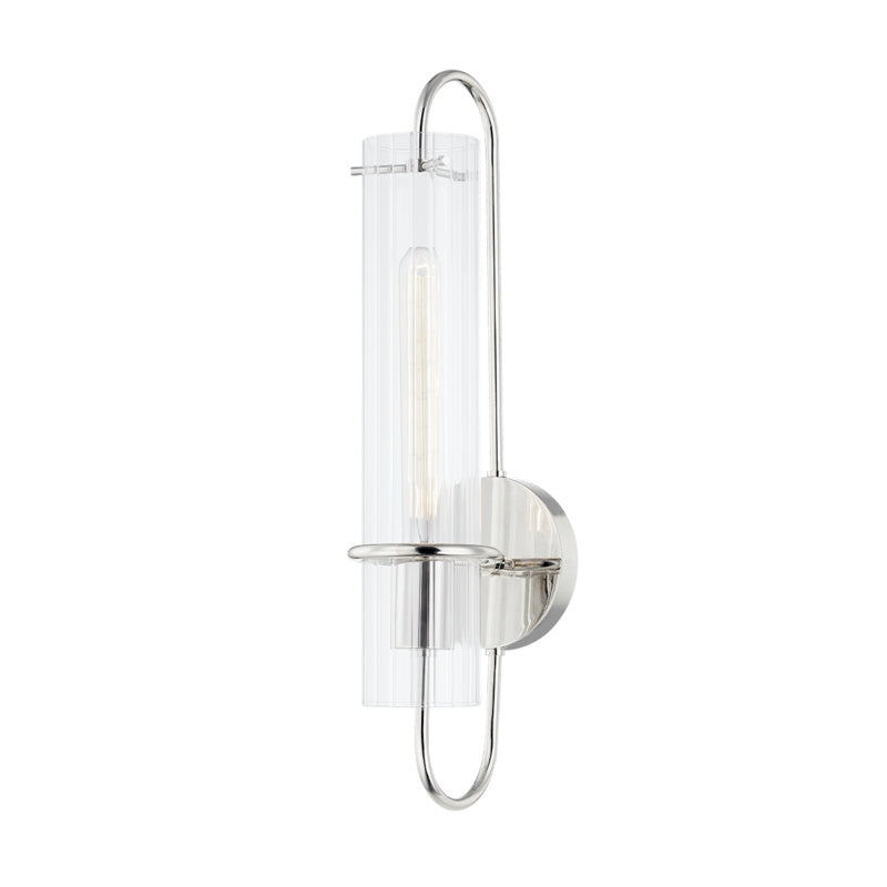 Mitzi - H640101-PN - One Light Wall Sconce - Beck - Polished Nickel