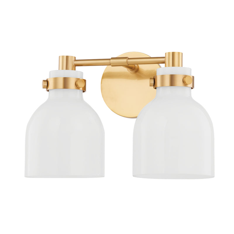 Mitzi - H649302-AGB - Two Light Bath and Vanity - Elli - Aged Brass