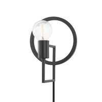 Mitzi - HL637201-DKGY - One Light Wall Sconce - Tory - Dark Gray