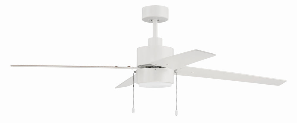 Craftmade - TER52W4 - Terie 52"Ceiling Fan in White w/White-Washed Oak Blades Finish - Terie