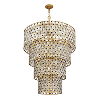 Varaluz - 345C21FGMB - 21 Light Chandelier - Windsor - French Gold/Matte Black