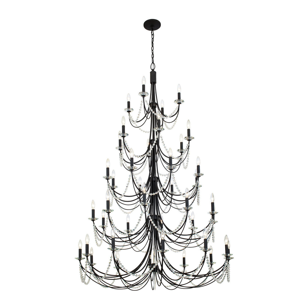 Varaluz - 350C40CB - 40 Light Chandelier - Brentwood - Carbon