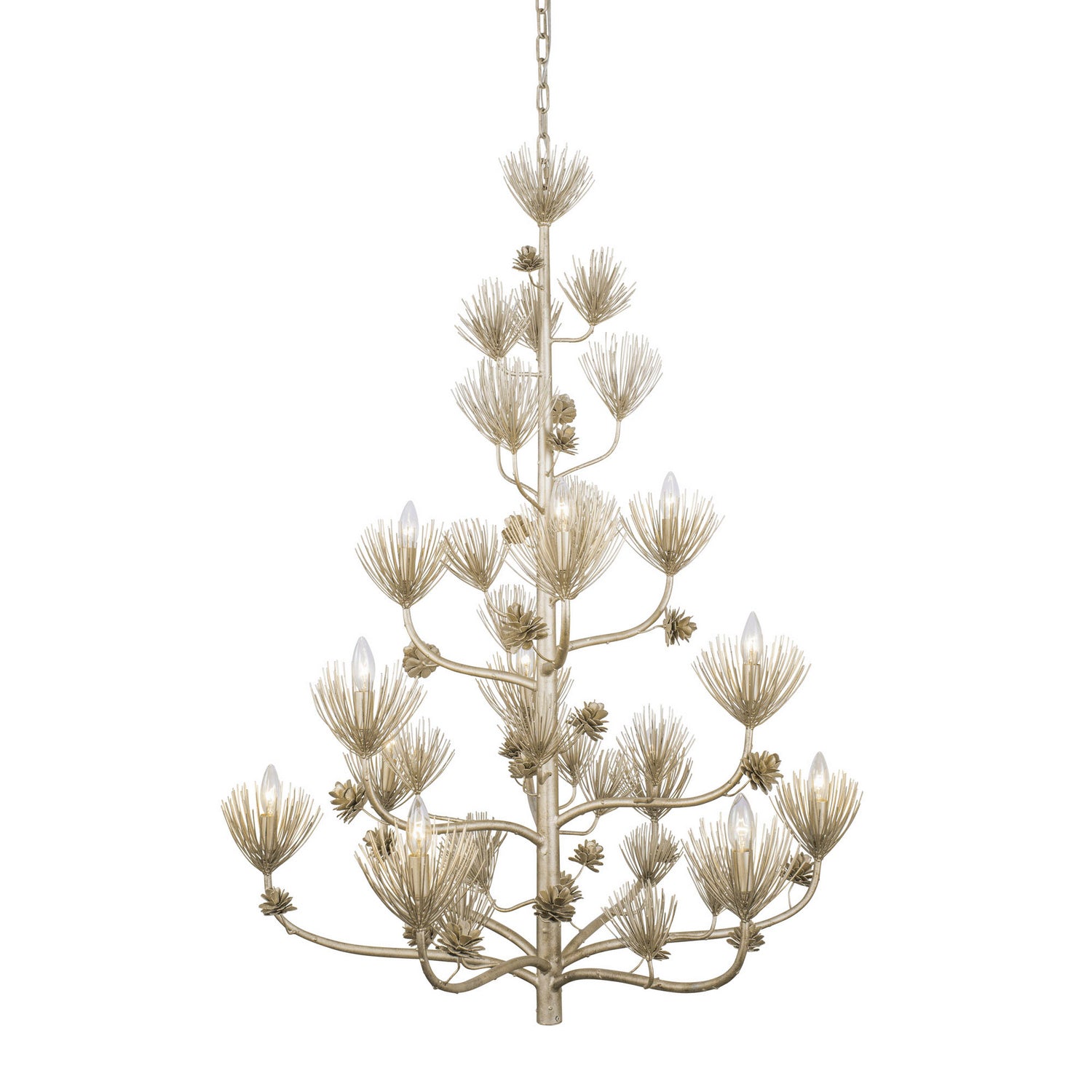 Varaluz - 365C12ZG - 12 Light Chandelier - Pinion - Zen Gold