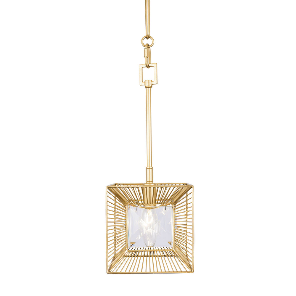 Varaluz - 366M01FG - One Light Mini Pendant - Arcade - French Gold