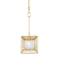 Varaluz - 366M01FG - One Light Mini Pendant - Arcade - French Gold