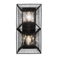 Varaluz - 366W02CB - Two Light Wall Sconce - Arcade - Carbon