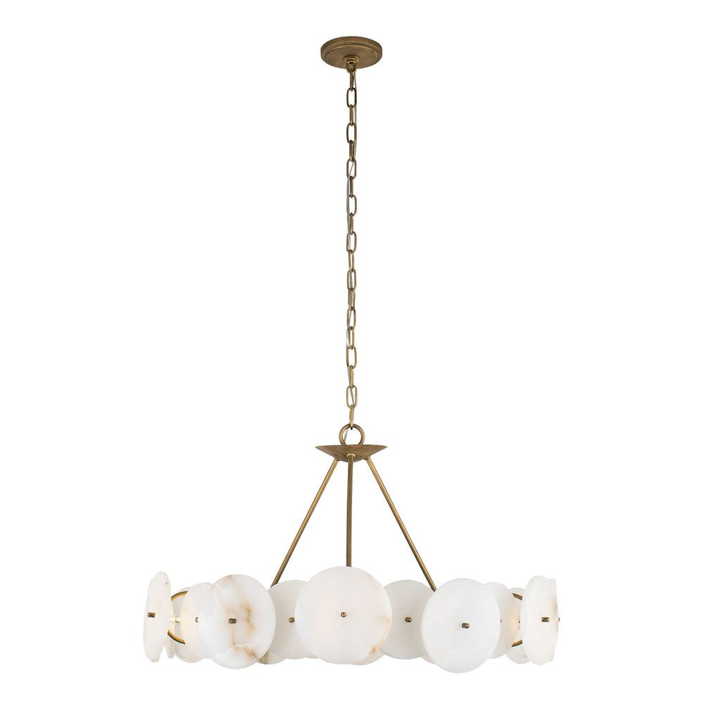 Varaluz - 370C06HG - Six Light Chandelier - Cosmos - Havana Gold