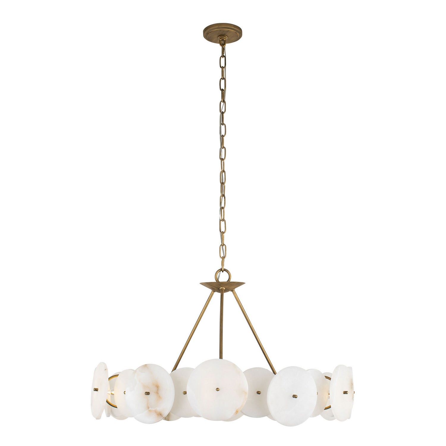 Varaluz - 370C06HG - Six Light Chandelier - Cosmos - Havana Gold