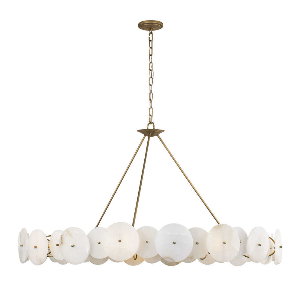 Varaluz - 370C09HG - Nine Light Chandelier - Cosmos - Havana Gold