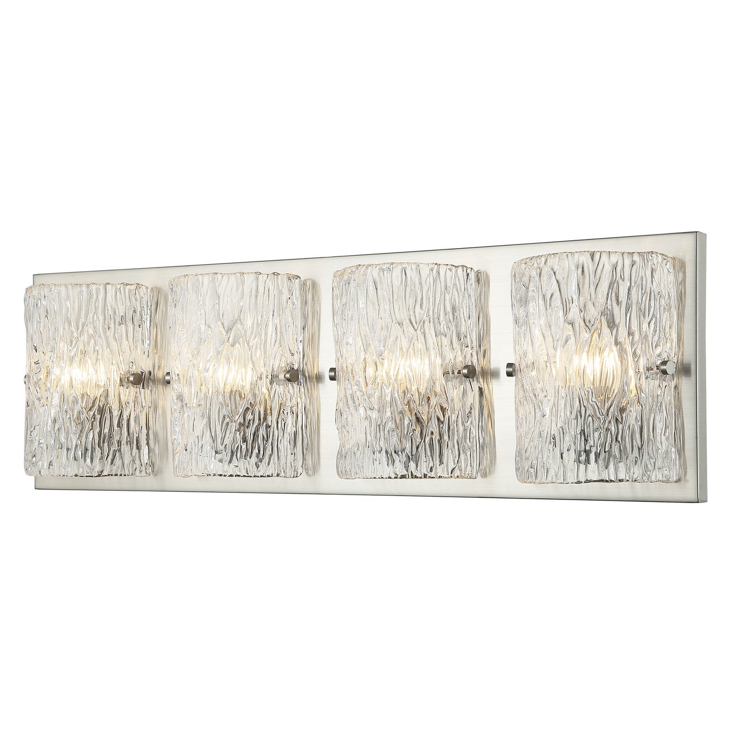 Varaluz - 376B04BN - Four Light Bath - Morgan - Brushed Nickel