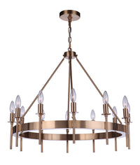 Craftmade - 54312 - Larrson 12 Light Chandelier in Mulltiple Finishes - Larrson