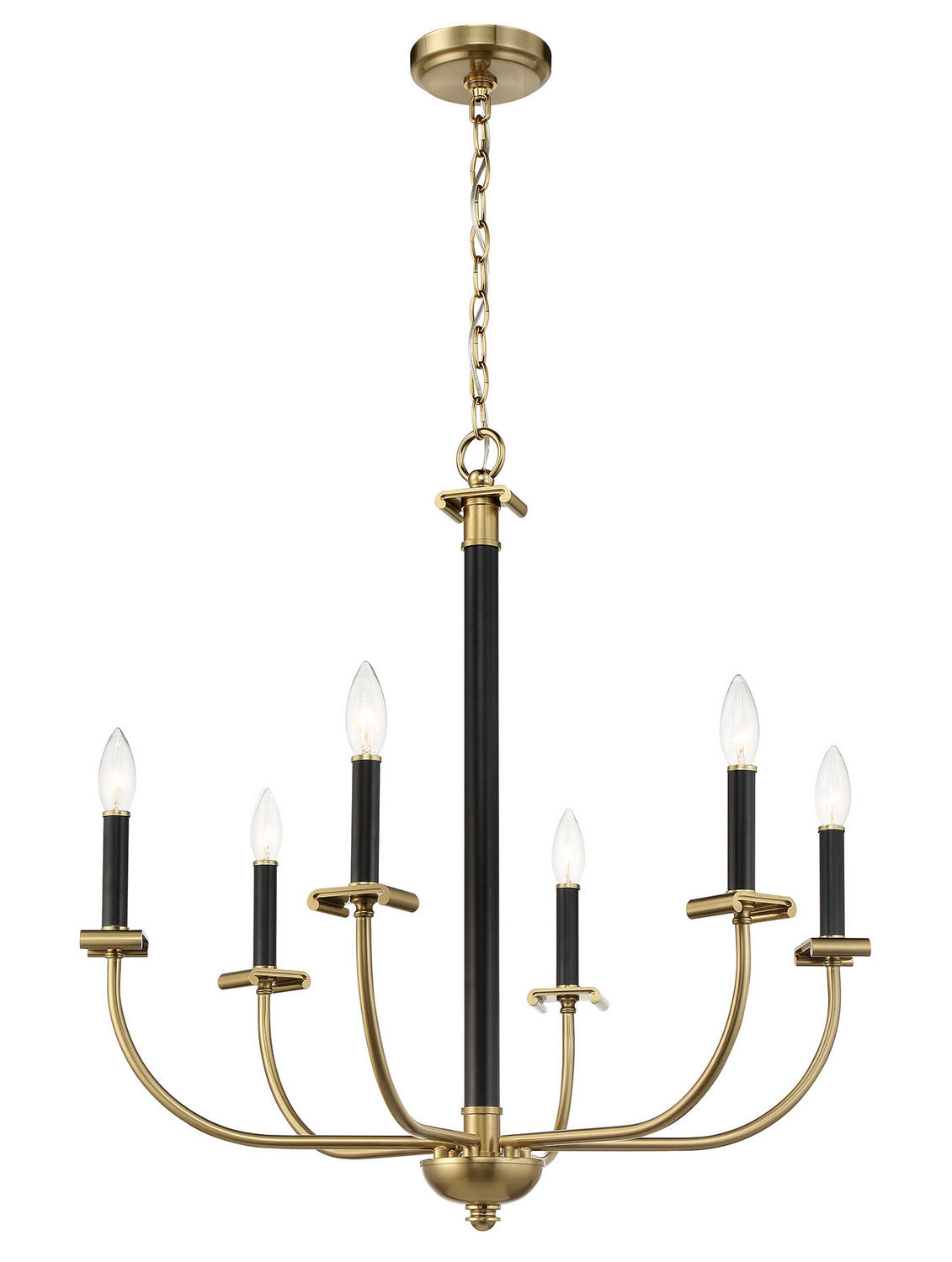 Craftmade - 54826 - Stanza Six Light Chandelier in Mulltiple Finishes - Stanza