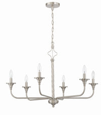 Craftmade - 57026 - Jolenne Six Light Chandelier in Mulltiple Finishes - Jolenne