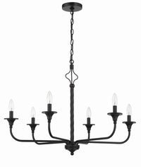 Craftmade - 57026 - Jolenne Six Light Chandelier in Mulltiple Finishes - Jolenne