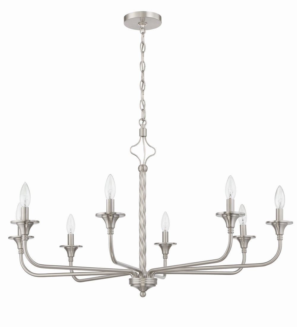 Craftmade - 57028 - Jolenne Eight Light Chandelier in Mulltiple Finishes - Jolenne