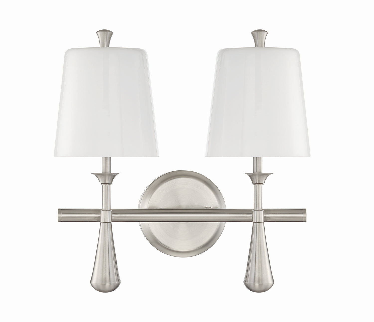 Craftmade - 57402-BNK - Palmer Two Light Vanity in Brushed Polished Nickel Finish - Palmer