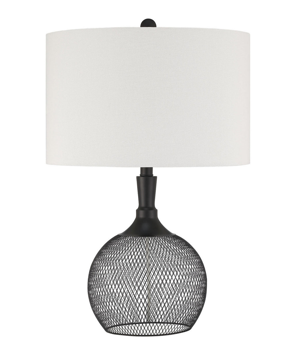 Craftmade - 86263 - Table Lamp One Light Table Lamp in Matte Black Finish - Table Lamp