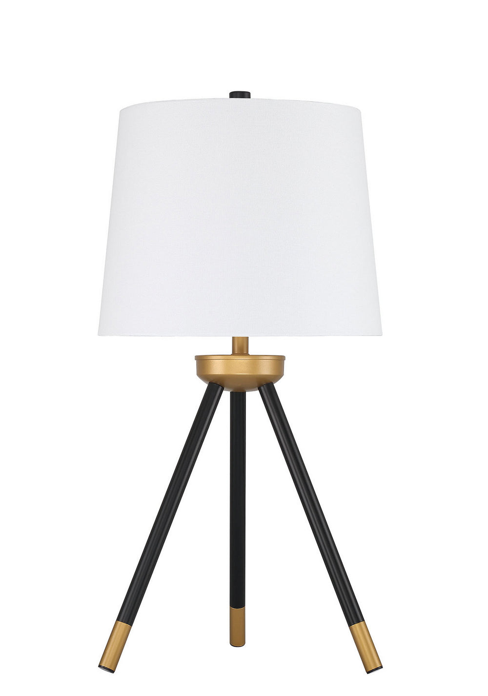 Craftmade - 86266 - Table Lamp One Light Table Lamp in Painted Black/Painted Gold Finish - Table Lamp