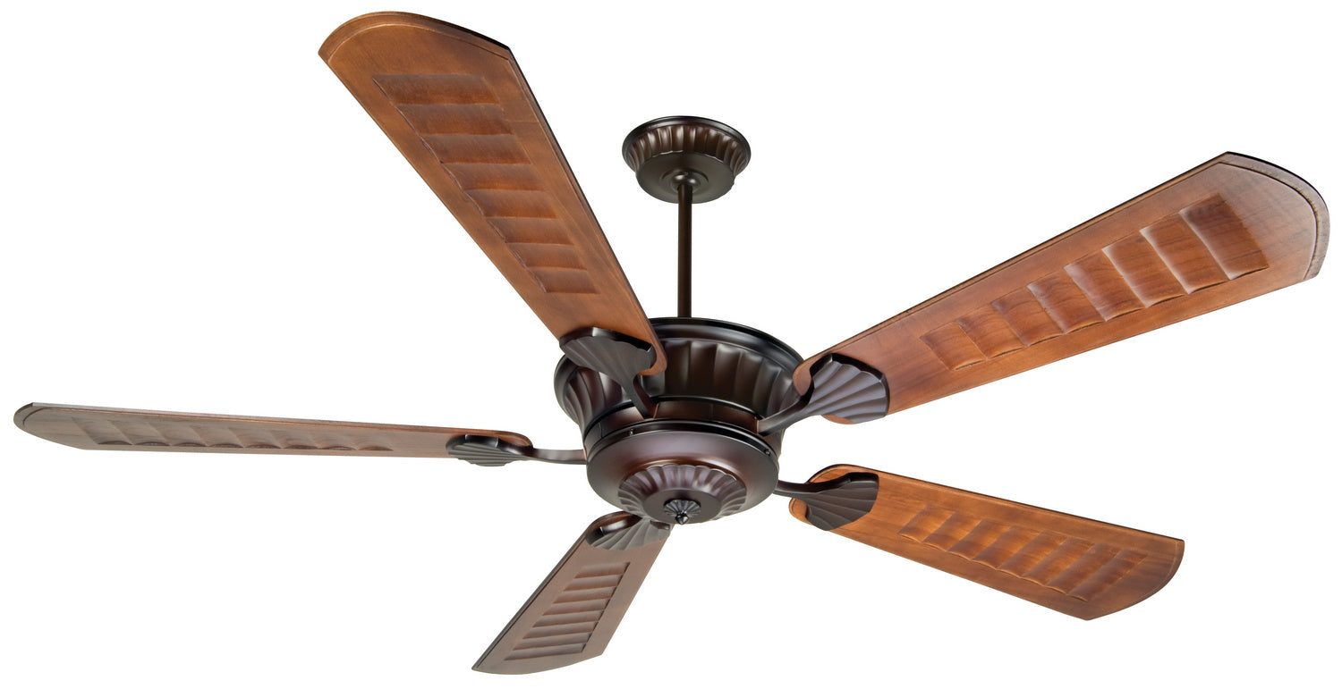 Craftmade - DCEP70OB5 - DC Epic 70"Ceiling Fan in Oiled Bronze w/Scalloped Walnut-Walnut Blades Finish - DC Epic