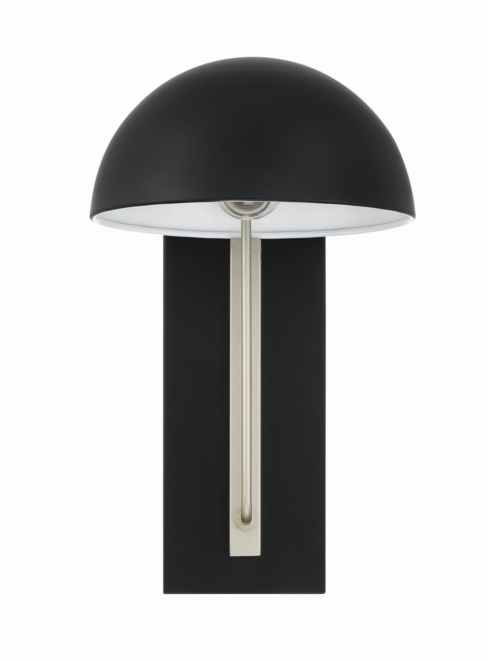 Craftmade - ZA4914-MNSA - Kahn One Light Outdoor Wall Mount in Midnight/Satin Aluminum Finish - Kahn