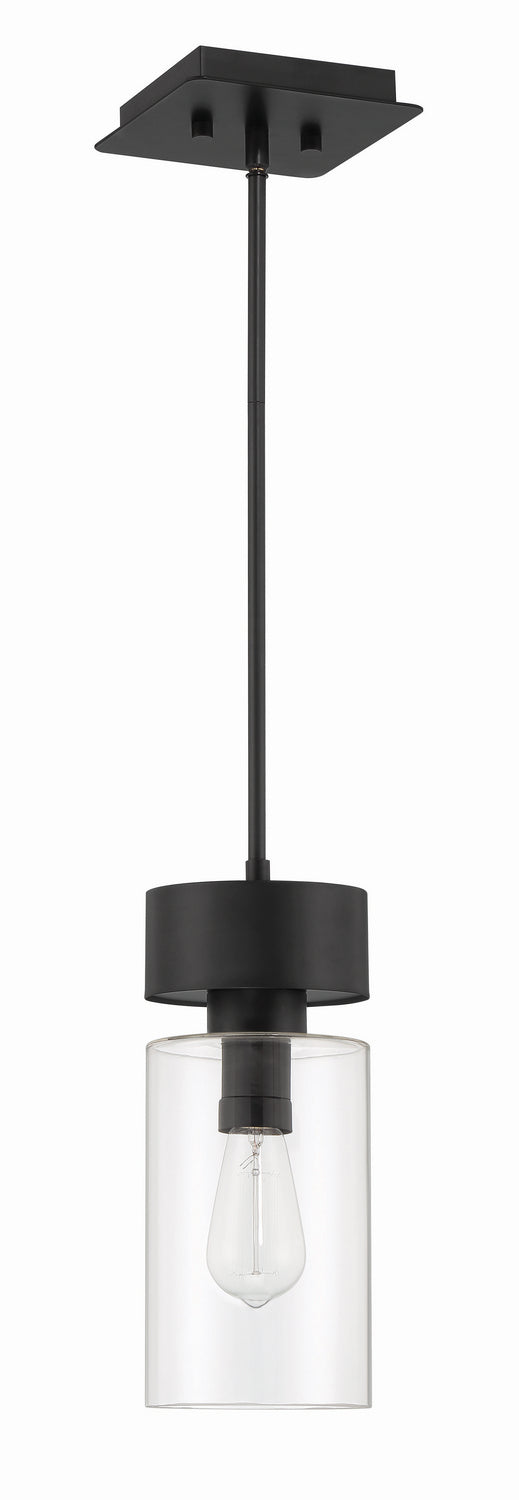 Craftmade - ZA5321-MN - Bennet One Light Outdoor Pendant in Midnight Finish - Bennet