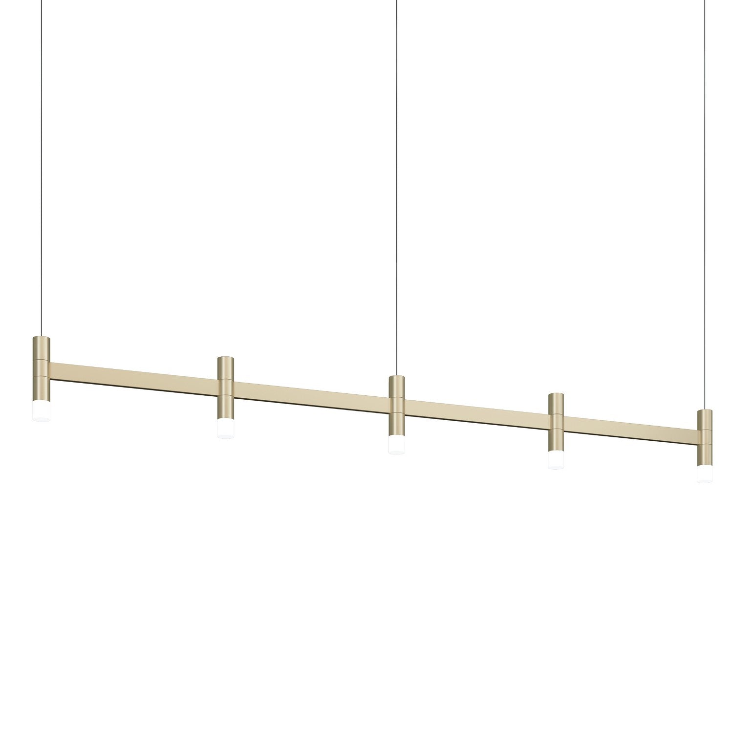 Sonneman - 1785.14 - LED Linear Pendant - Systema Staccato - Brass Finish