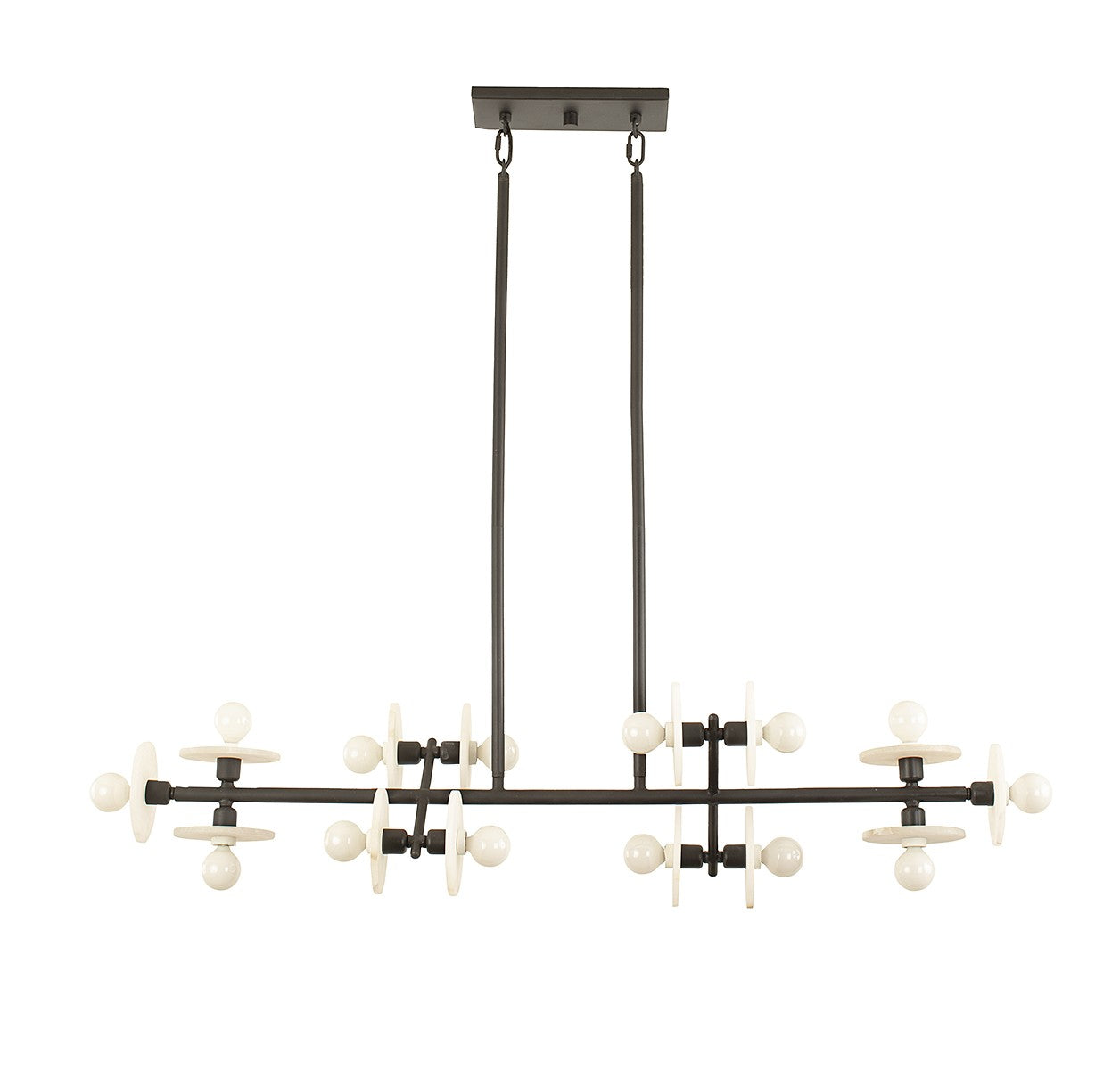 Savoy House - 1-1591-14-50 - 14 Light Linear Chandelier - Amani - Black Cashmere