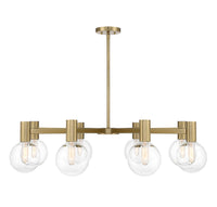 Savoy House - 1-3074-8-322 - Eight Light Chandelier - Wright - Warm Brass