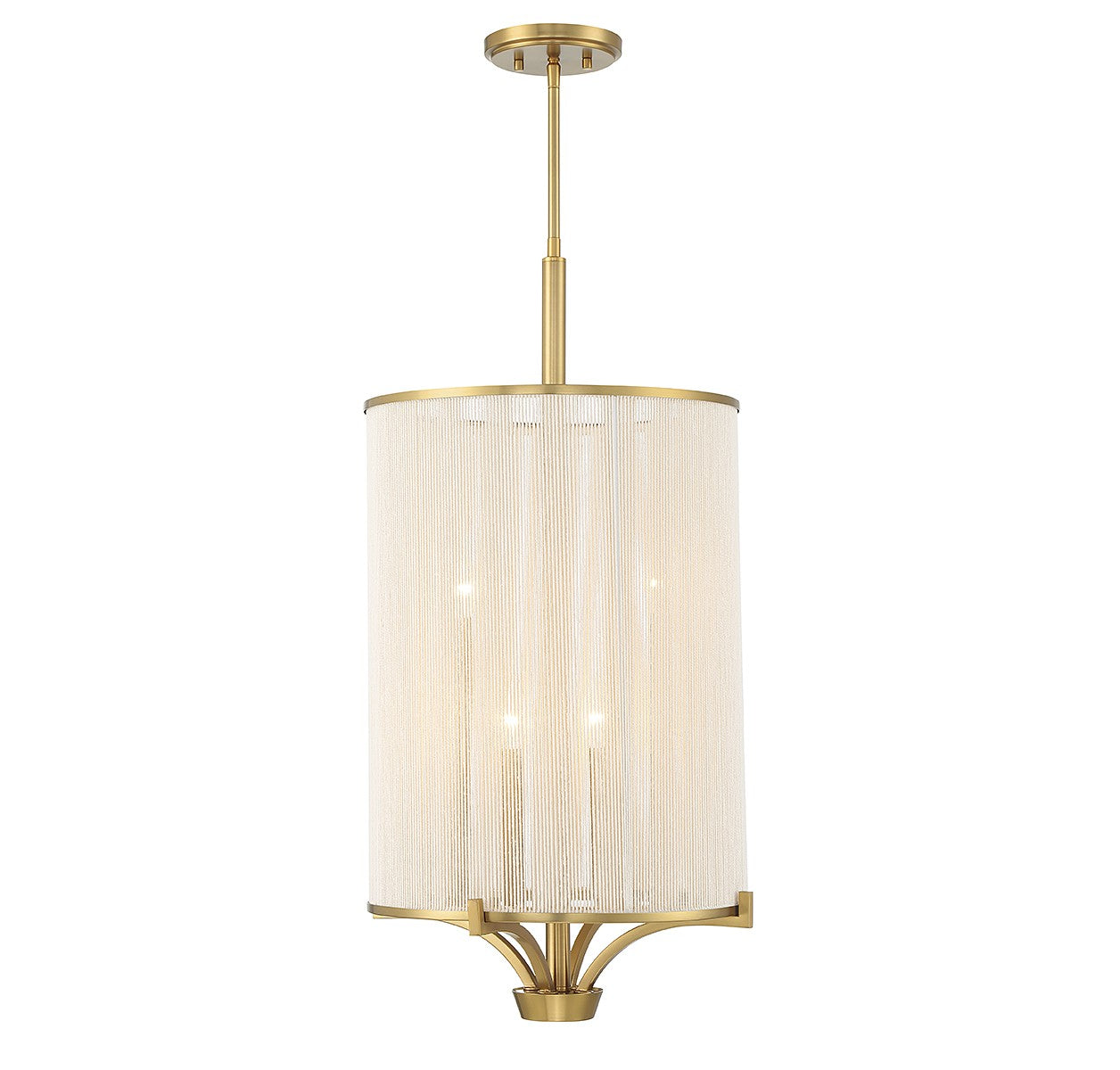 Savoy House - 1-7750-4-322 - Four Light Chandelier - Wynwood - Warm Brass