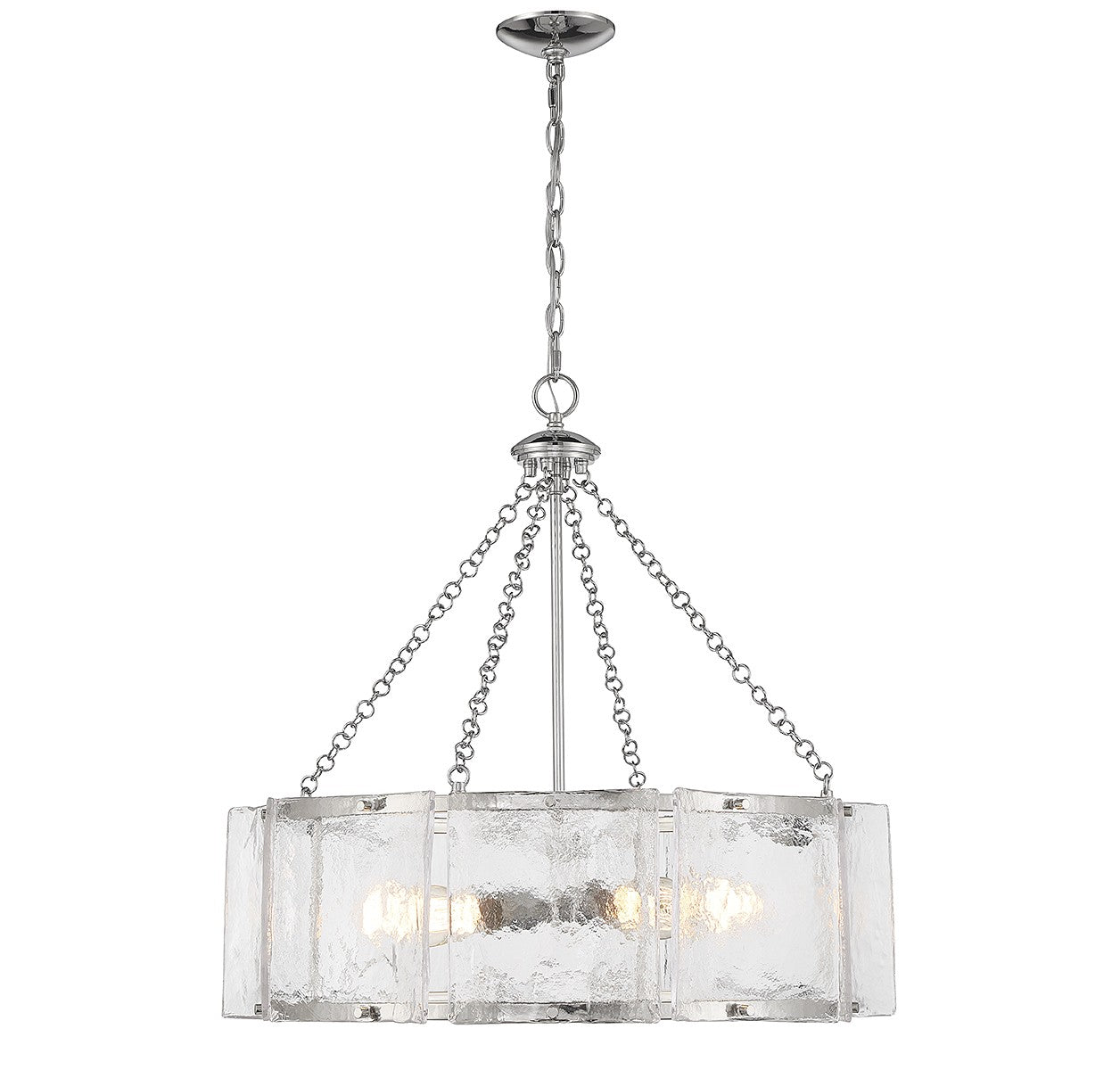 Savoy House - 1-8200-5-109 - Five Light Pendant - Genry - Polished Nickel