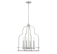 Savoy House - 3-6612-4-SN - Four Light Pendant - Diplomat - Satin Nickel