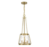 Savoy House - 7-1803-3-322 - Three Light Pendant - Crawford - Warm Brass