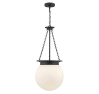 Savoy House - 7-3901-3-89 - Three Light Pendant - Manor - Matte Black