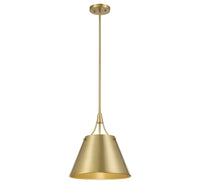 Savoy House - 7-4499-1-322 - One Light Pendant - Willis - Warm Brass