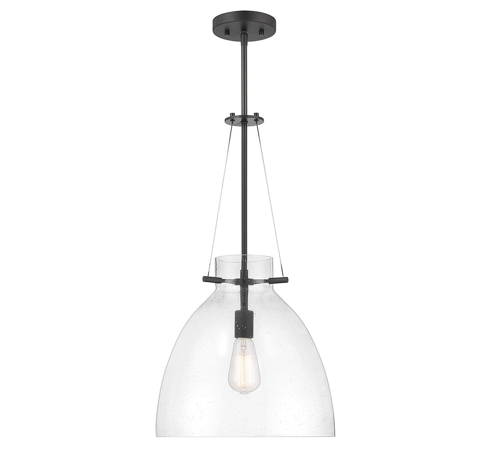 Savoy House - 7-7006-1-89 - One Light Pendant - Foster - Matte Black