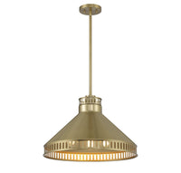 Savoy House - 7-8801-3-322 - Three Light Pendant - Seagram - Warm Brass