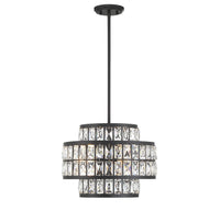 Savoy House - 7-9044-3-89 - Three Light Pendant - Renzo - Matte Black