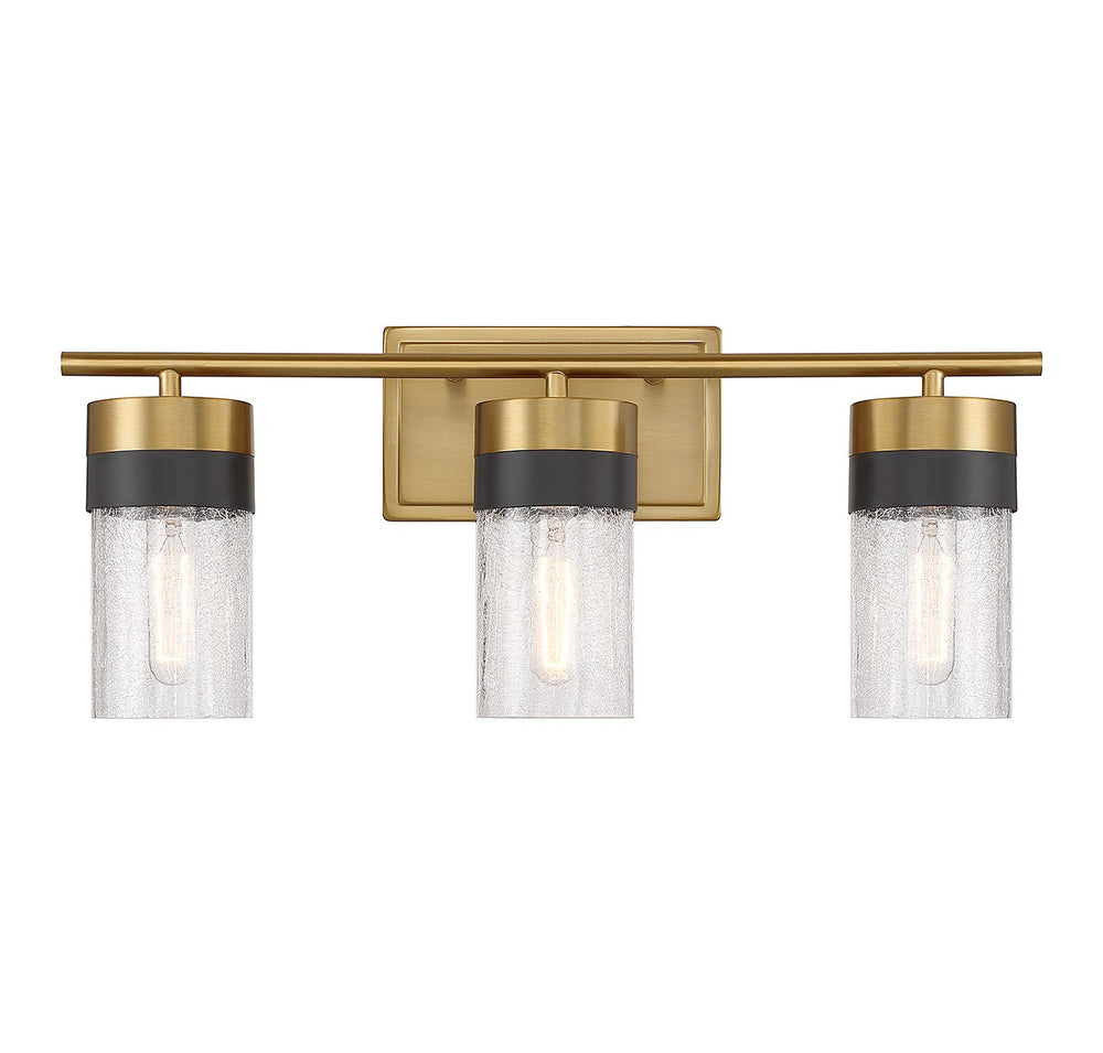 Savoy House - 8-3600-3-322 - Three Light Bathroom Vanity - Brickell - Warm Brass