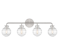 Savoy House - 8-4300-4-SN - Four Light Bathroom Vanity - Mason - Satin Nickel