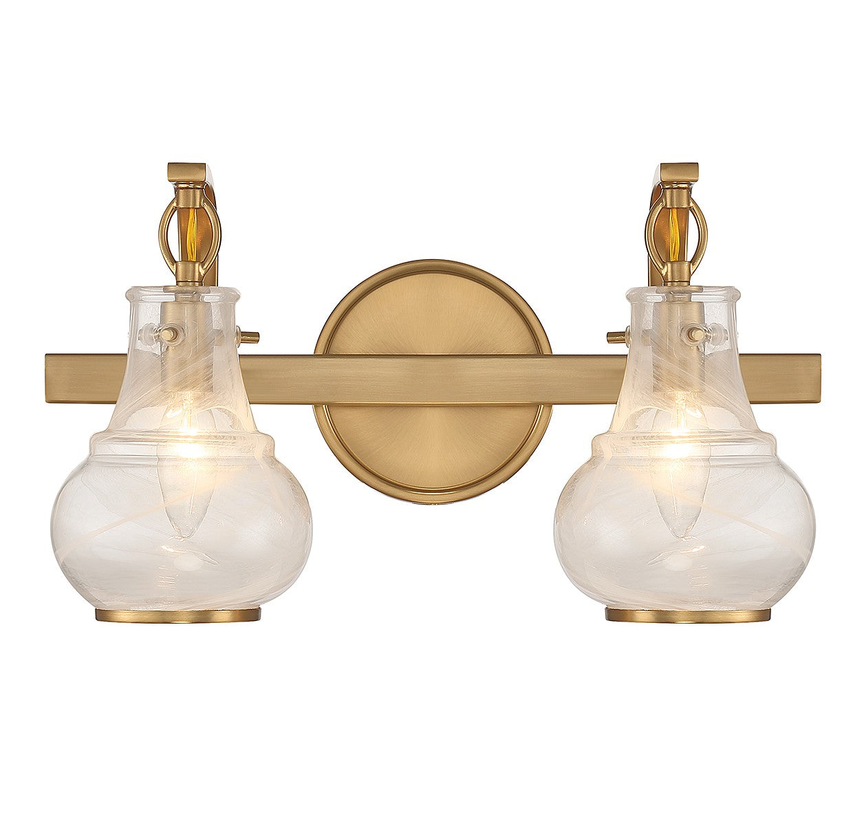 Savoy House - 8-4417-2-322 - Two Light Bathroom Vanity - Adams - Warm Brass