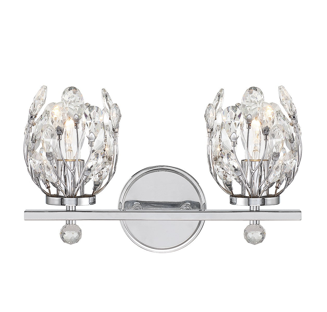 Savoy House - 8-6601-2-11 - Two Light Bathroom Vanity - Moreno - Chrome