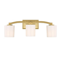 Savoy House - 8-7710-3-322 - Three Light Bathroom Vanity - Whitney - Warm Brass