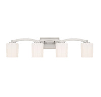 Savoy House - 8-7710-4-SN - Four Light Bathroom Vanity - Whitney - Satin Nickel