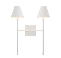 Savoy House - 9-5202-2-83 - Two Light Wall Sconce - Jefferson - Bisque White