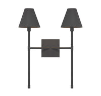 Savoy House - 9-5202-2-89 - Two Light Wall Sconce - Jefferson - Matte Black