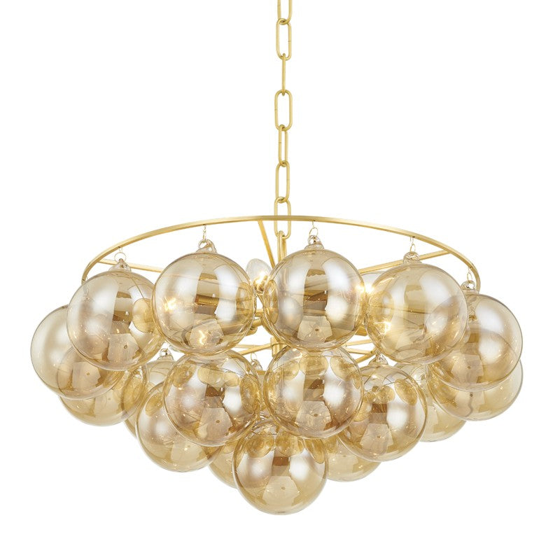 Mitzi - H711806-AGB - Six Light Chandelier - Mimi - Aged Brass