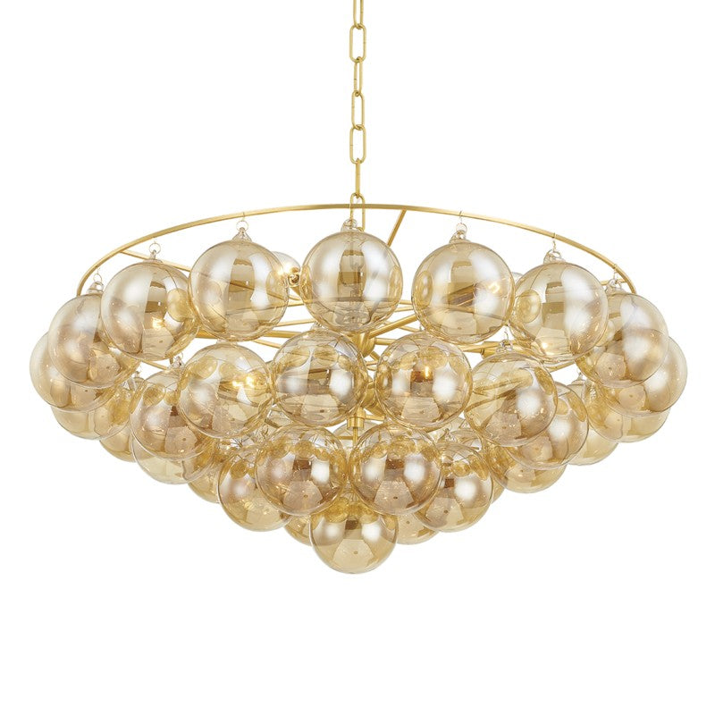 Mitzi - H711809-AGB - Nine Light Chandelier - Mimi - Aged Brass