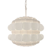 Varaluz - 382P03MW - Three Light Pendant - Swoon - Matte White